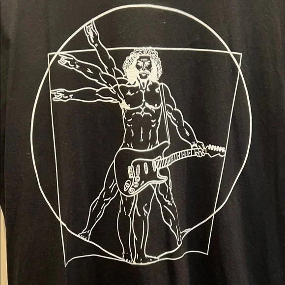 Gildan Black Tee Guitar Hero Size L - Picture 3 of 5